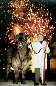 An iconic photo from the 40th Anniversary Celebrations at Melbourne Royal in 2003.