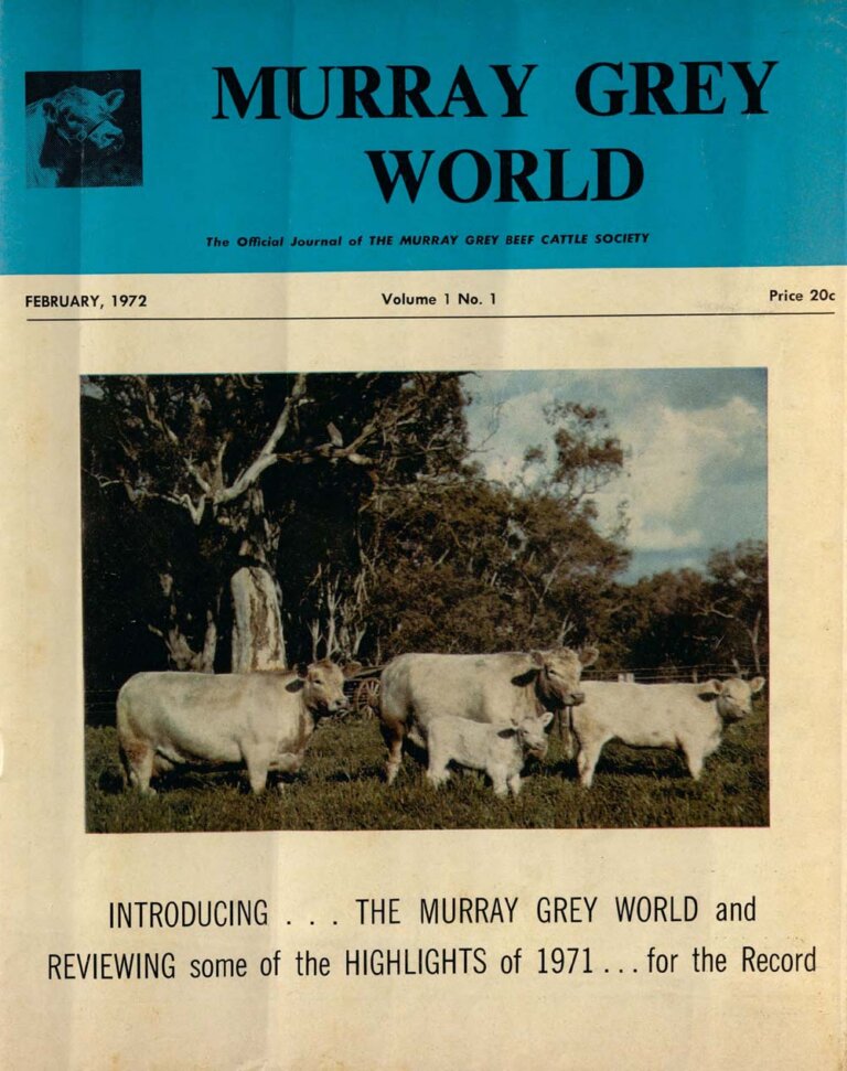 Murray Grey World - Vol 1 No.1 Feb 1972