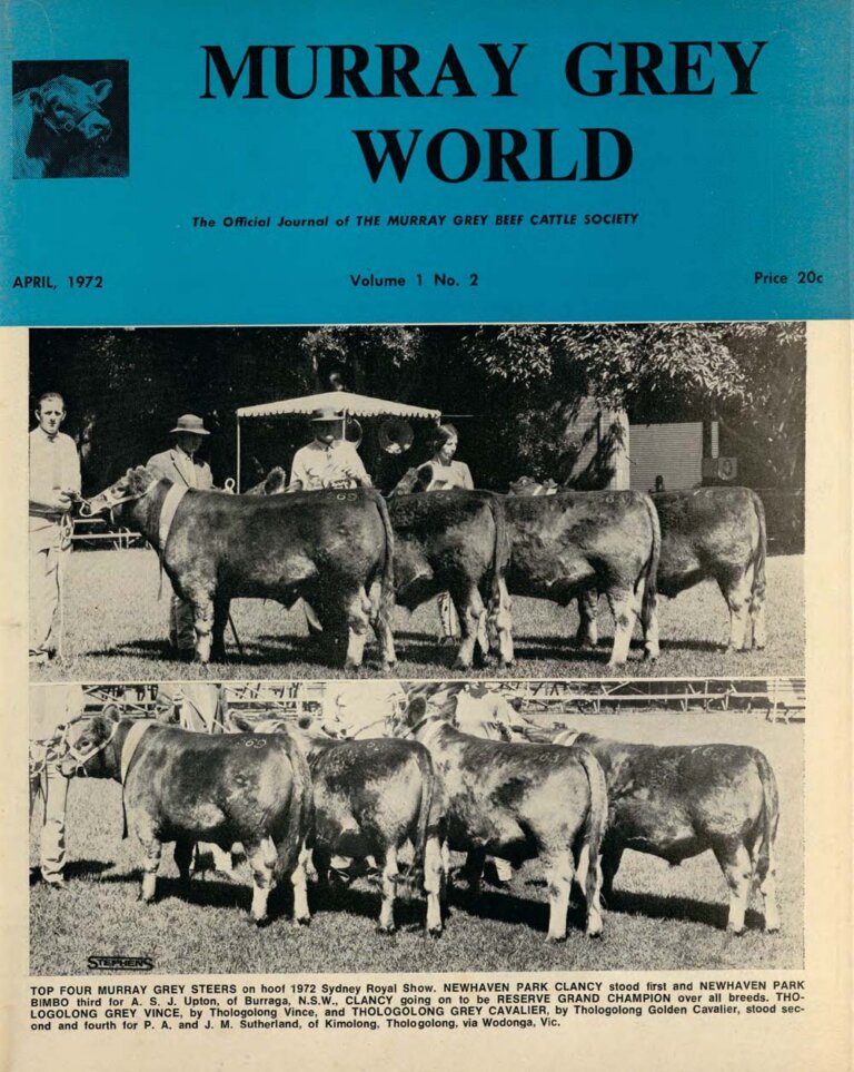 Murray Grey World - Vol 1 No.2 Apr 1972