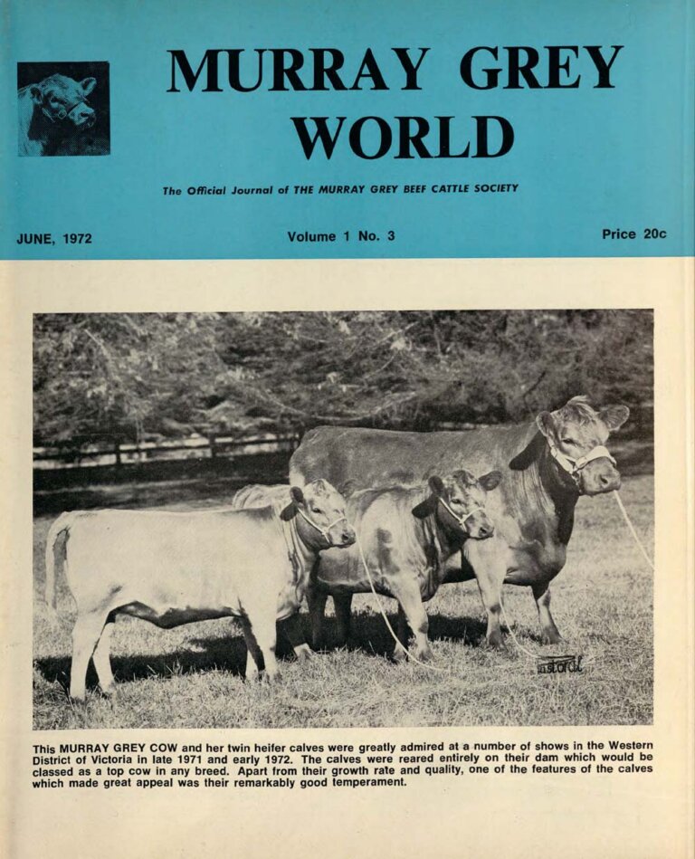 Murray Grey World - Vol 1 No.3 Jun 1972