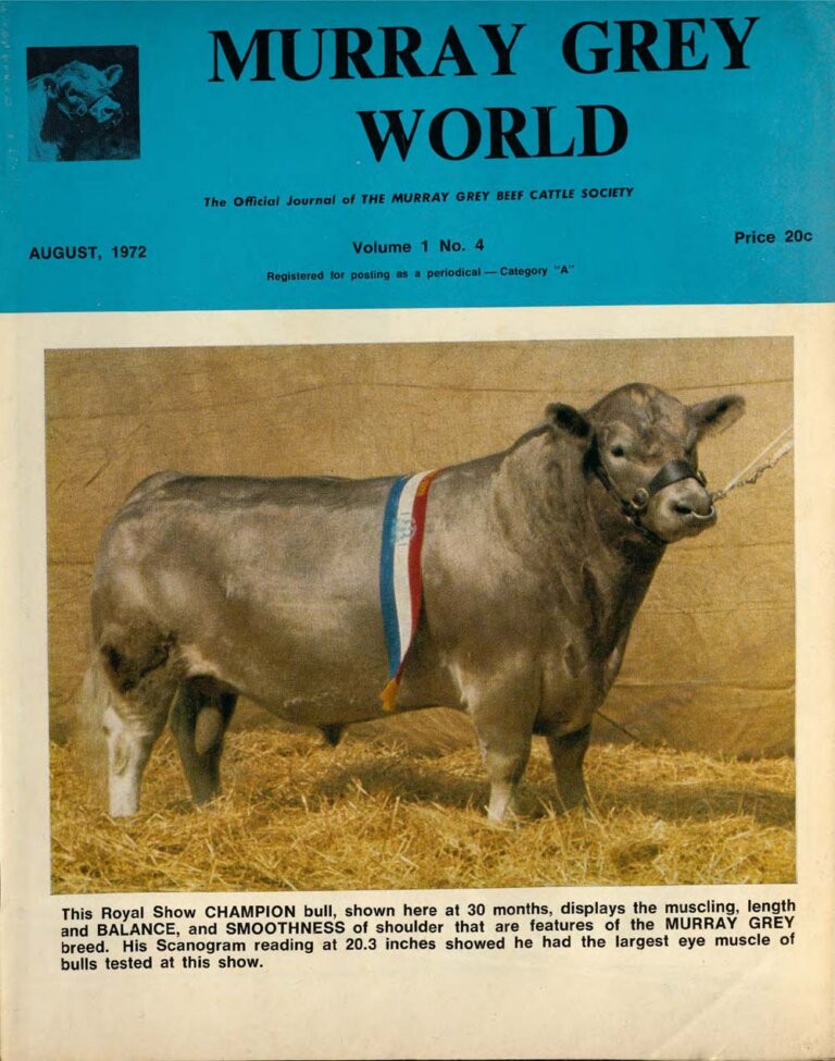 Murray Grey World - Vol 1 No.4 Aug 1972