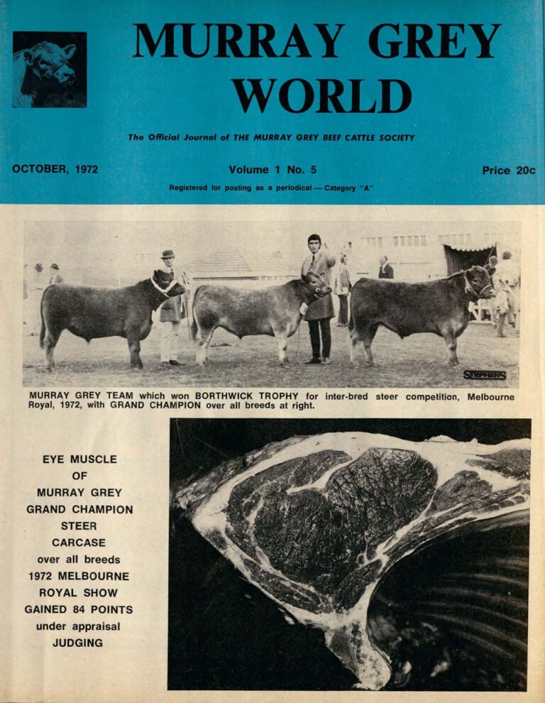 Murray Grey World - Vol 1 No.5 Oct 1972