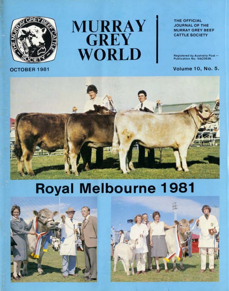 Murray Grey World - Vol 10 No.5 Oct 1981