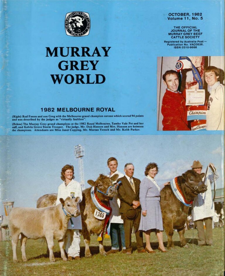 Murray Grey World - Vol 11 No.5 Oct 1982