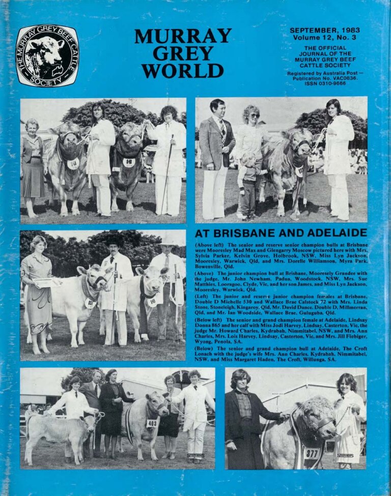 Murray Grey World - Vol 12 No.3 Sep 1983