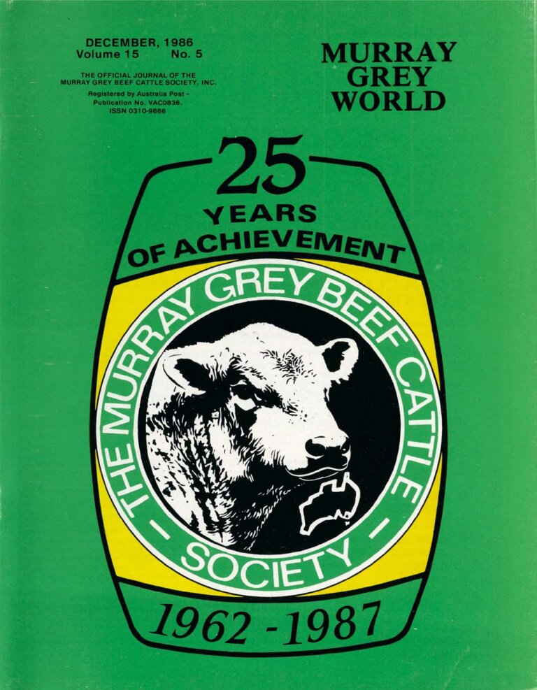 Murray Grey World - Vol 15 No.5 Dec 1986