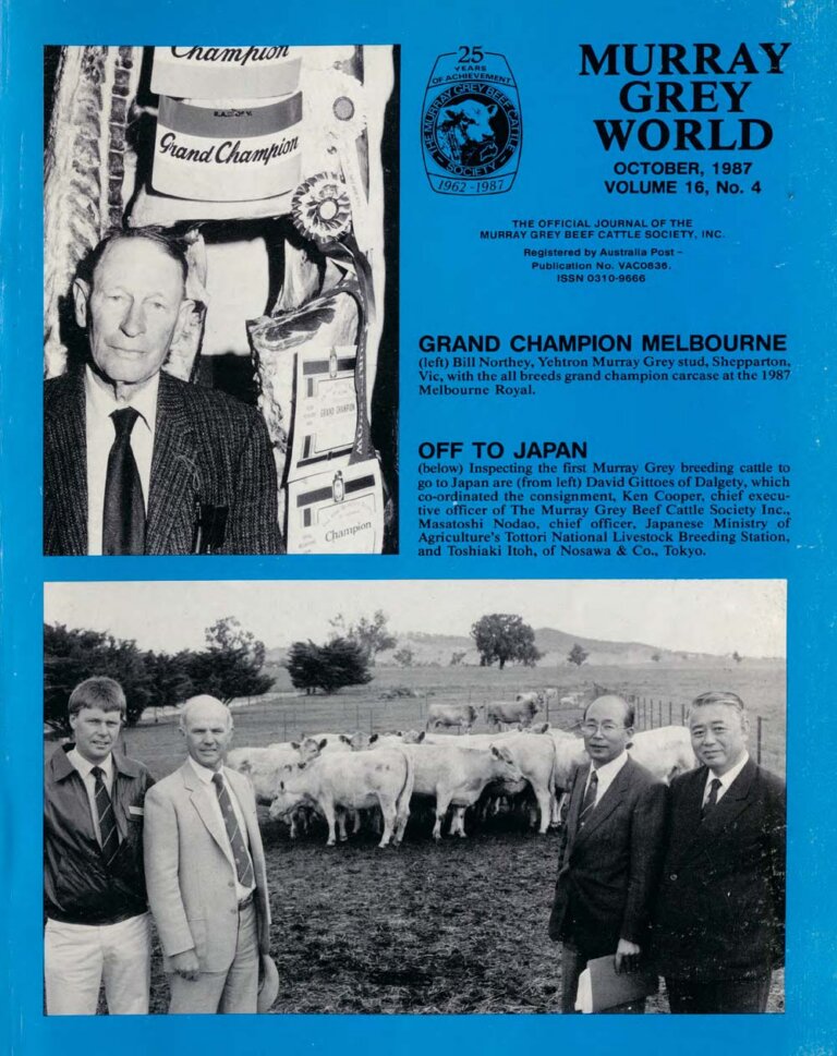 Murray Grey World - Vol 16 No.4 Oct 1987