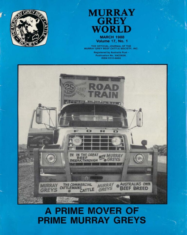 Murray Grey World - Vol 17 No.1 Mar 1988
