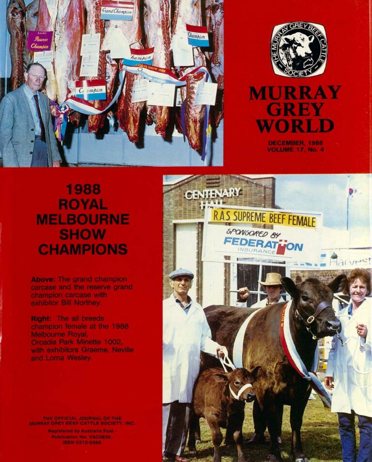 Murray Grey World - Vol 17 No.4 Dec 1988