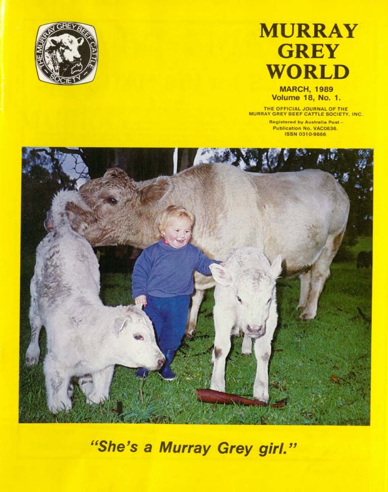 Murray Grey World - Vol 18 No.1 Mar 1989