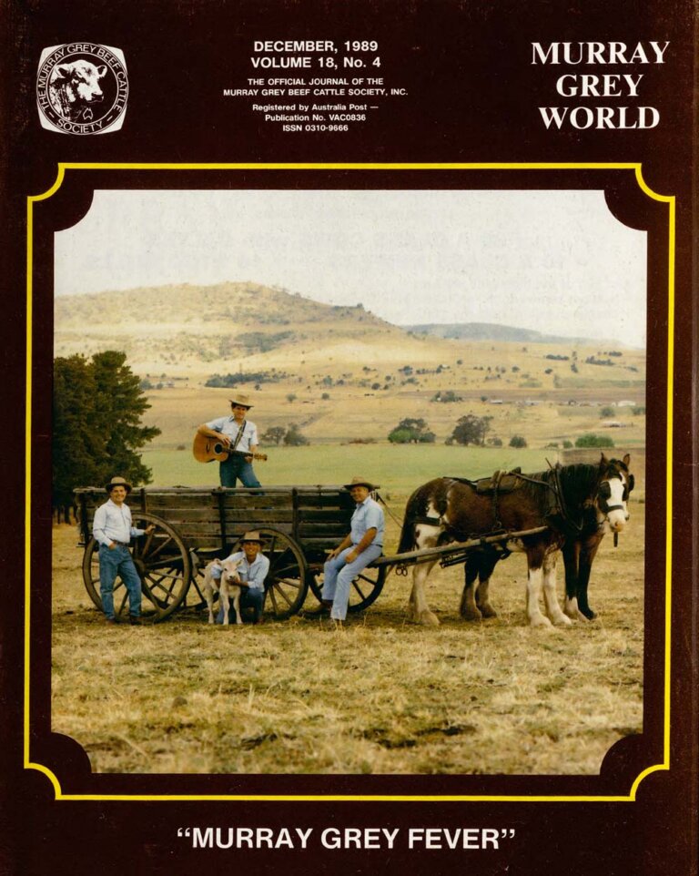 Murray Grey World - Vol 18 No.4 Dec 1989