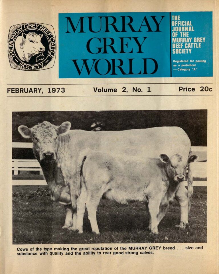 Murray Grey World - Vol 2 No.1 Feb 1973