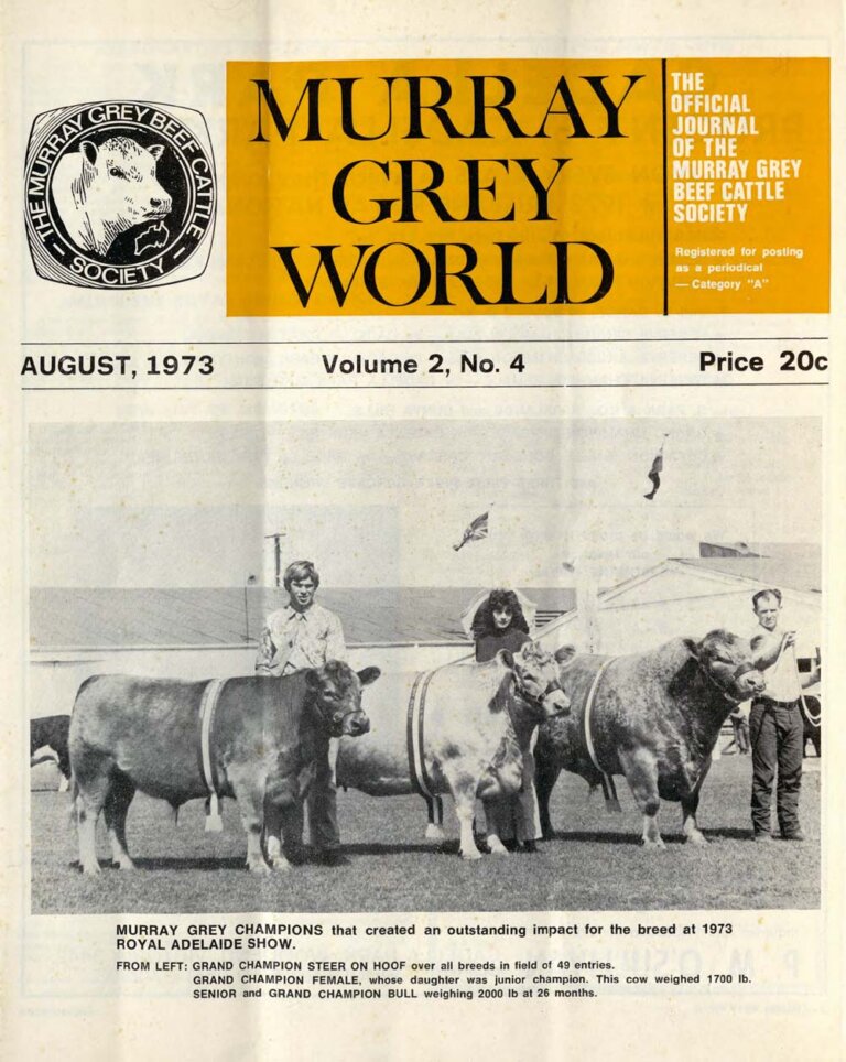 Murray Grey World - Vol 2 No.4 Aug 1973