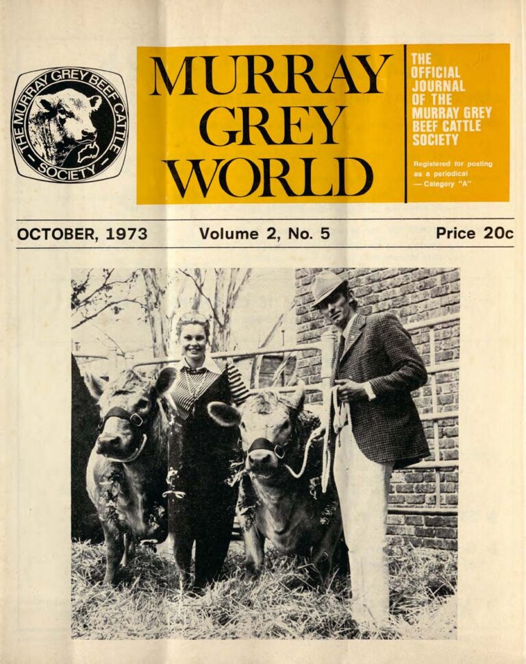 Murray Grey World - Vol 2 No.5 Oct 1973