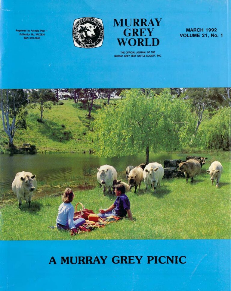 Murray Grey World - Vol 21 No.1 Mar 1992