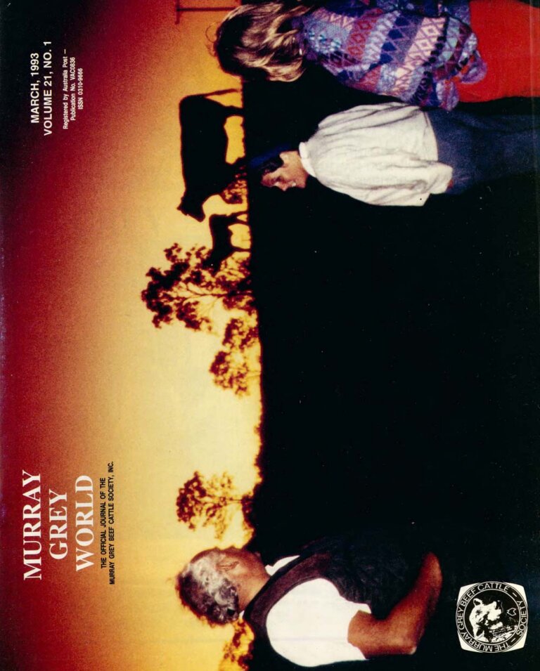 Murray Grey World - Vol 21 No.1 Mar 1993