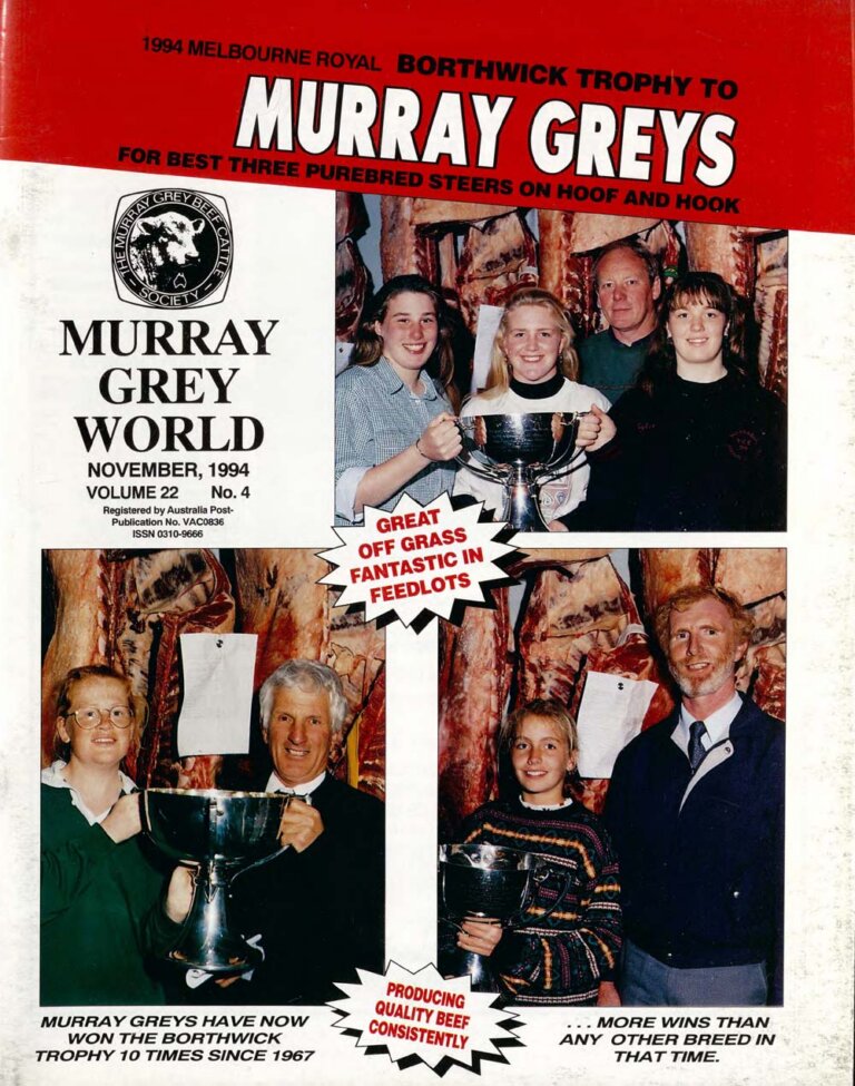Murray Grey World - Vol 22 No.4 Nov 1994