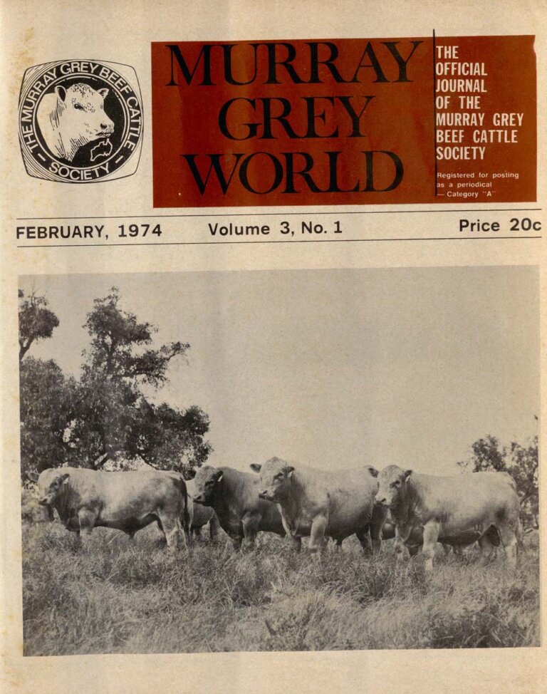 Murray Grey World - Vol 3 No.1 Feb 1974