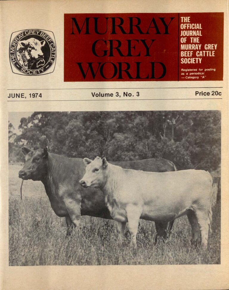 Murray Grey World - Vol 3 No.3 Jun 1974