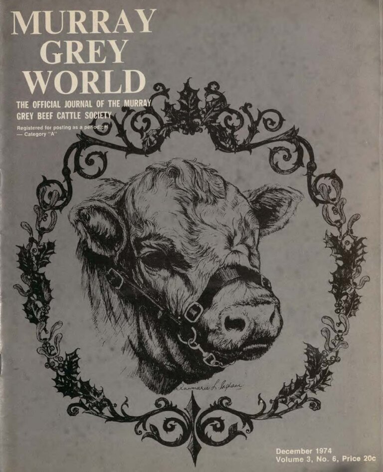 Murray Grey World - Vol 3 No.6 Dec 1974