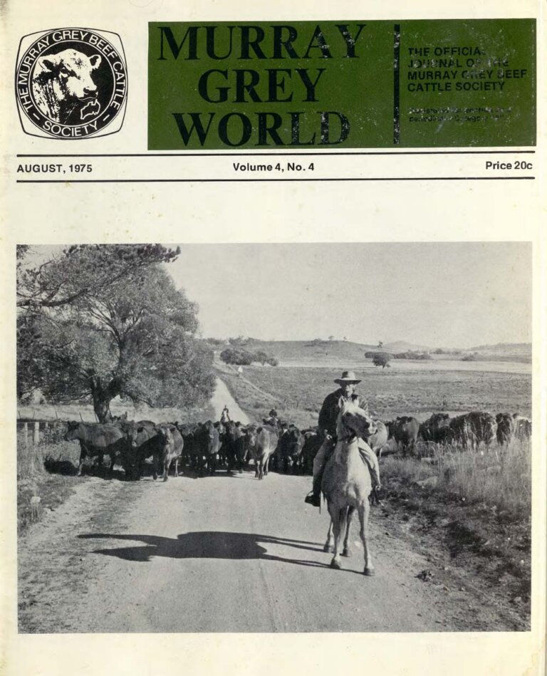 Murray Grey World - Vol 4 No.4 Aug 1975
