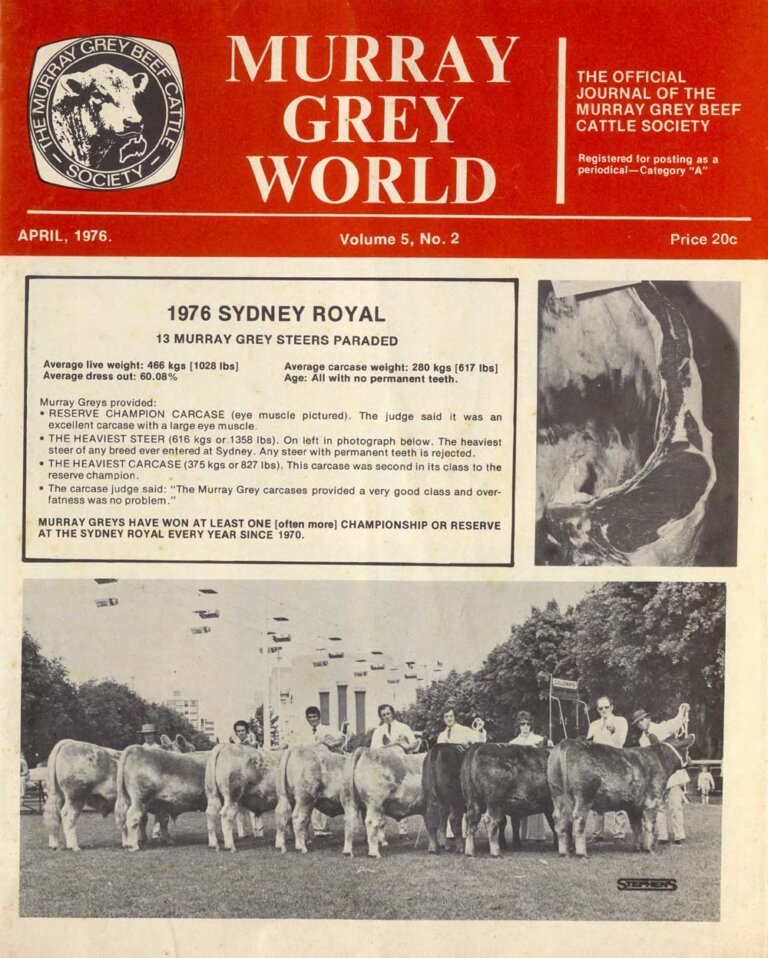 Murray Grey World - Vol 5 No.2 Apr 1976