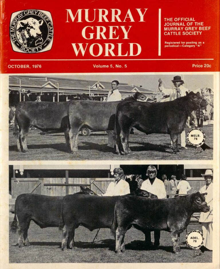 Murray Grey World - Vol 5 No.5 Oct 1976