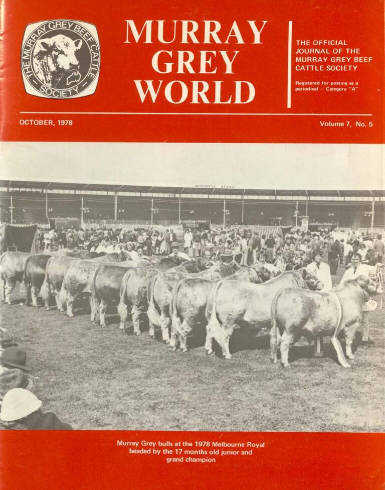 Murray Grey World - Vol 7 No.5 Oct 1978