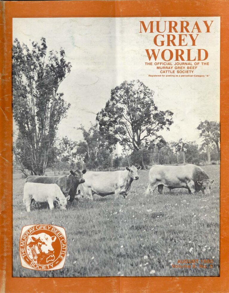 Murray Grey World - Vol 9 No.5 Aug 1980