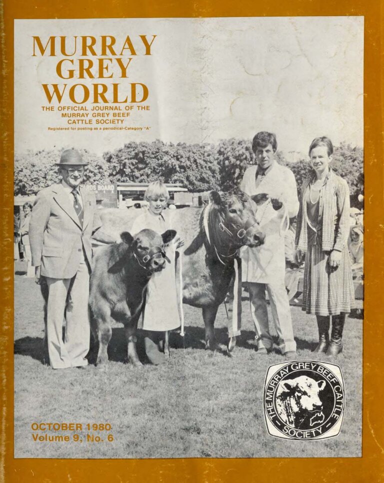 Murray Grey World - Vol 9 No.6 Oct 1980